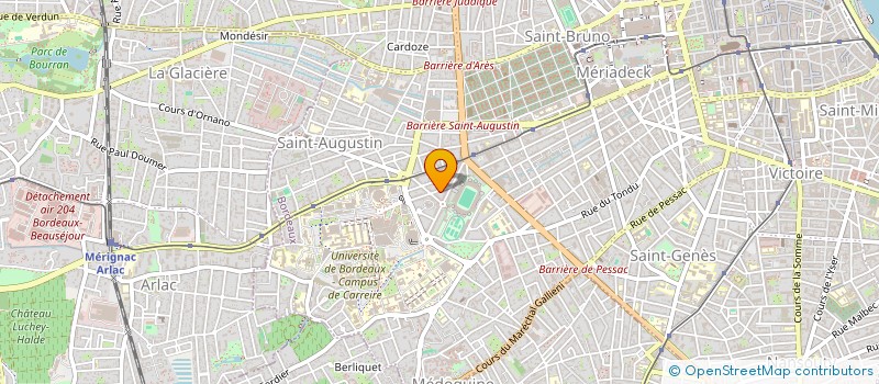 localisation de l'entreprise POLUX BAB EL RAID 2023  BORDEAUX