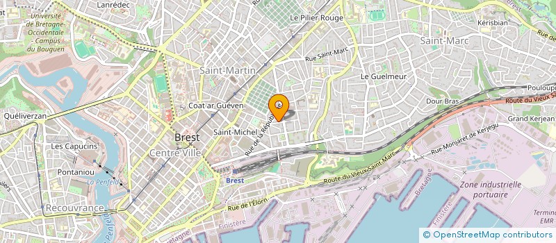 localisation de l'entreprise POLVAN  BREST