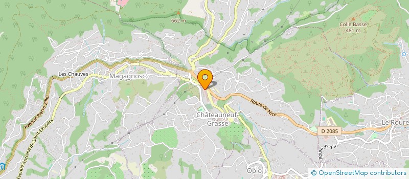 localisation de l'entreprise POLVERELLI HOLDING  CHATEAUNEUF-GRASSE