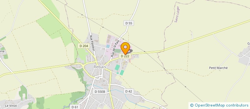 localisation de l'entreprise POLY 2000 à REBAIS
