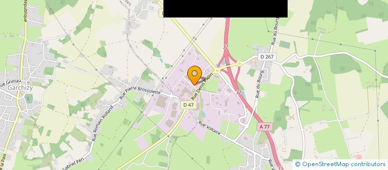 localisation de l'entreprise POLY ACOR SARL à VARENNES VAUZELLES