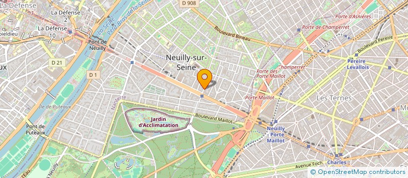 localisation de l'entreprise POLY CONSEILS à NEUILLY-SUR-SEINE