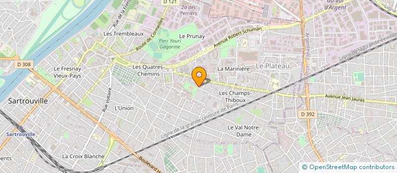 localisation de l'entreprise POLY DIFFUSION INTERNATIONAL  SARTROUVILLE