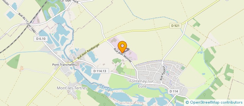 localisation de l'entreprise POLY DRUCK à FONTENAY-SUR-EURE