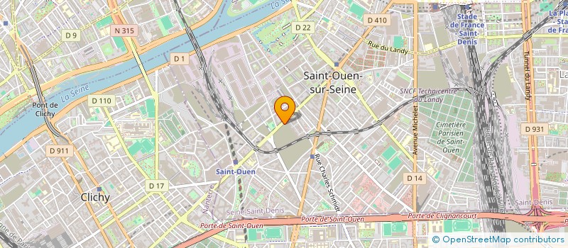 localisation de l'entreprise POLY EXPO  SAINT-OUEN-SUR-SEINE