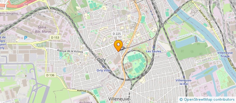 localisation de l'entreprise POLY EXPRESS à ORLY