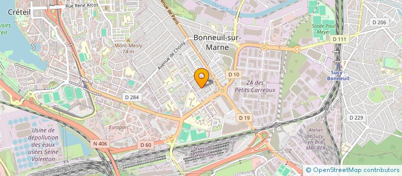 localisation de l'entreprise POLY IMMO à BONNEUIL-SUR-MARNE