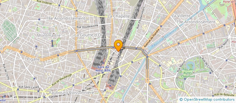 localisation de l'entreprise POLY INTERIM  PARIS