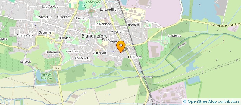 localisation de l'entreprise POLY INVEST 57 à BLANQUEFORT