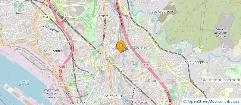 localisation de l'entreprise POLY-NEA à MARSEILLE