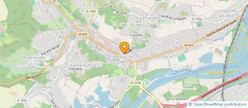 localisation de l'entreprise POLY ORGANIZATION & SOLUTION  CHATEL-SAINT-GERMAIN