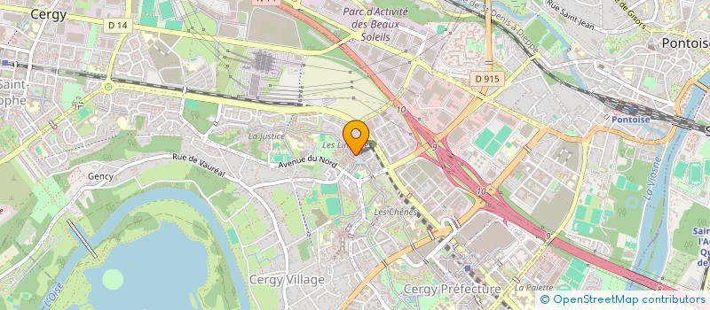 localisation de l'entreprise POLY PIZZA  CERGY