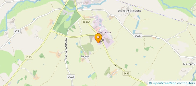 localisation de l'entreprise POLY-PLAST  NUEIL-LES-AUBIERS