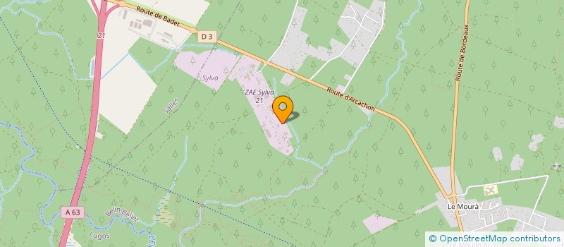 localisation de l'entreprise POLY POSE SIGNALETIQUE  BELIN-BELIET