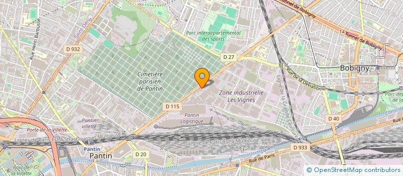 localisation de l'entreprise POLY-PRESTA SERVICES à BOBIGNY