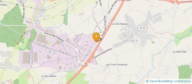 localisation de l'entreprise POLY PROCESS SOLUTIONS NORD EUROPE  TREGUEUX