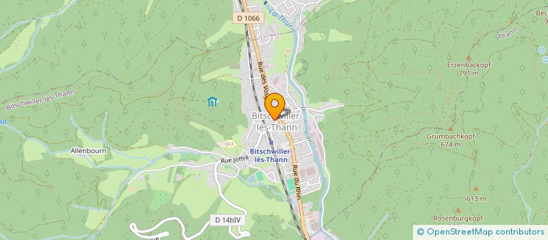 localisation de l'entreprise POLY RENO SARL  BITSCHWILLER-LES-THANN