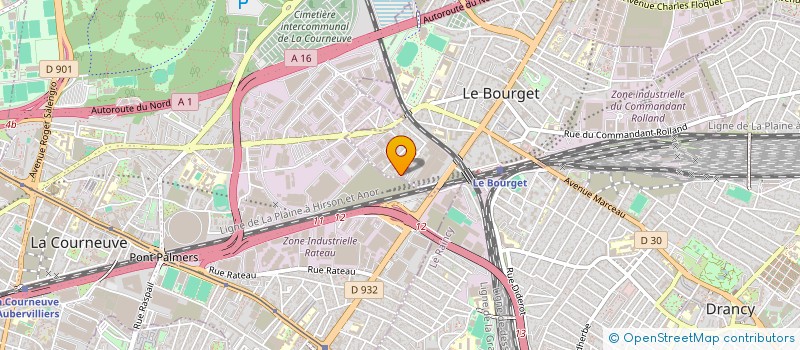localisation de l'entreprise POLY RENOV à LE BOURGET