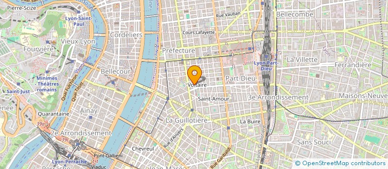 localisation de l'entreprise POLY ROUGH à LYON
