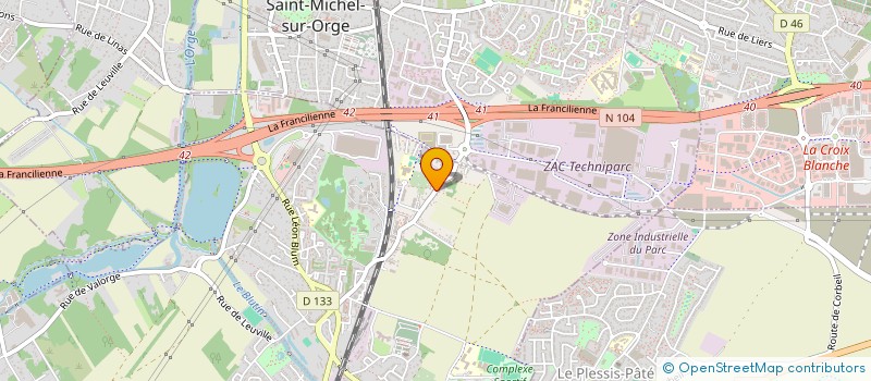 localisation de l'entreprise POLY'S MAS à BRETIGNY-SUR-ORGE