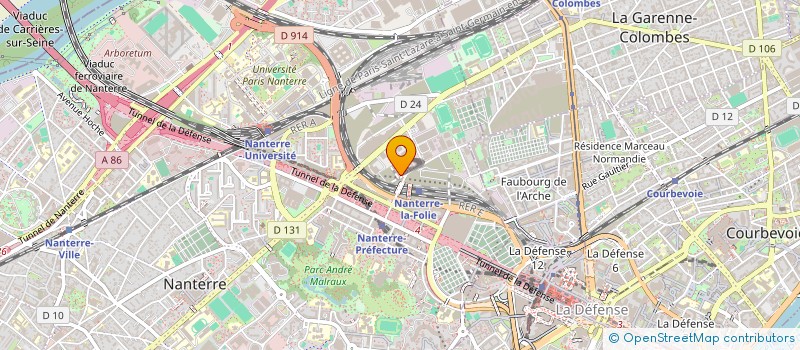 localisation de l'entreprise POLY SERVICE PLUS  NANTERRE