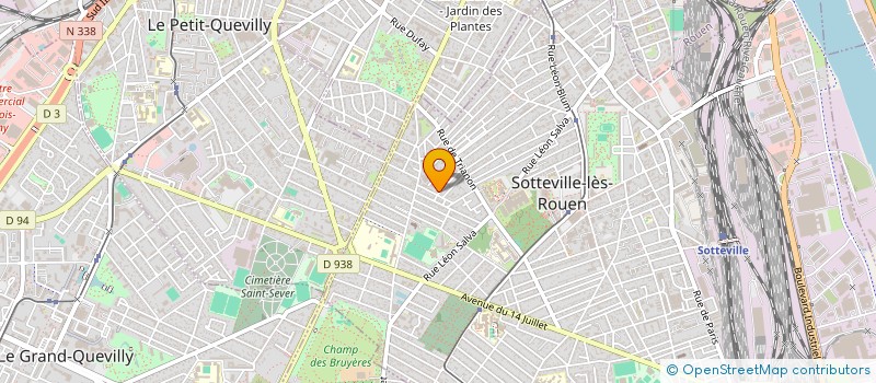 localisation de l'entreprise POLY SERVICES BATIMENT  SOTTEVILLE-LES-ROUEN