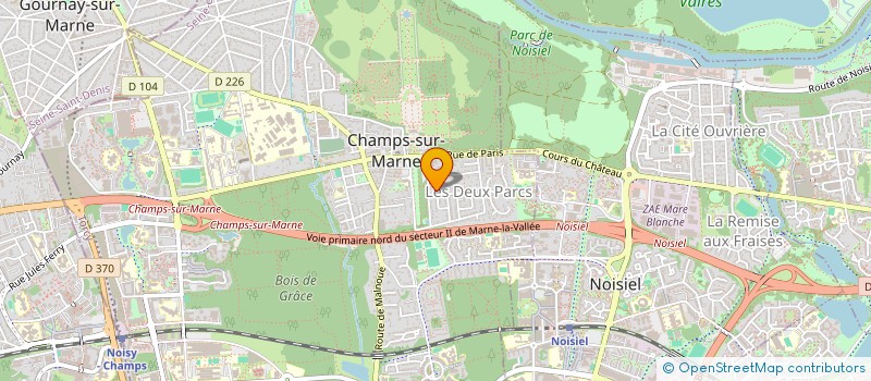 localisation de l'entreprise POLY SERVICES ELEC SARL à CHAMPS-SUR-MARNE