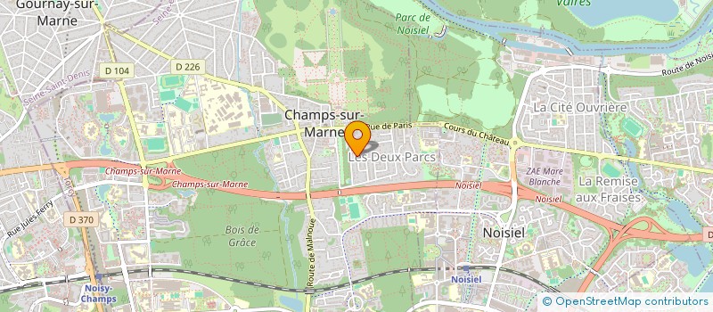 localisation de l'entreprise POLY SERVICES EXPRESS à CHAMPS-SUR-MARNE