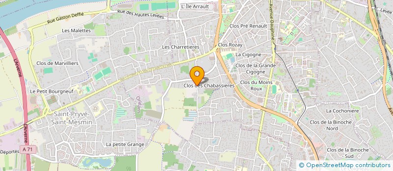 localisation de l'entreprise POLY SIM RACING à ORLEANS