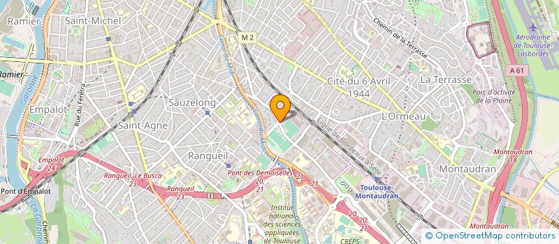 localisation de l'entreprise POLY.SIX PROD à TOULOUSE