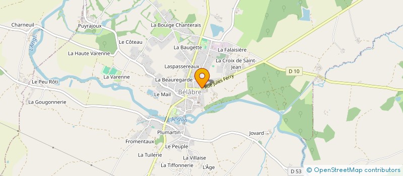 localisation de l'entreprise POLY SONGS EN BRENNE à BELABRE