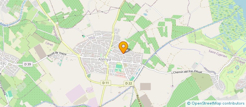 localisation de l'entreprise POLY'SONS  ALENYA