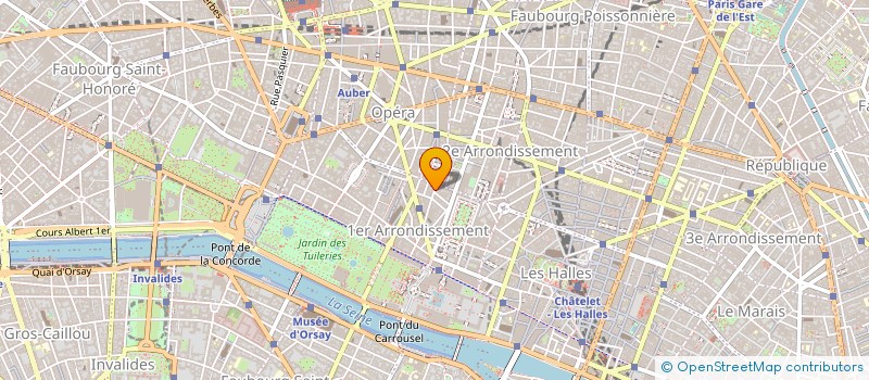 localisation de l'entreprise POLY TRADUCTIONS à PARIS
