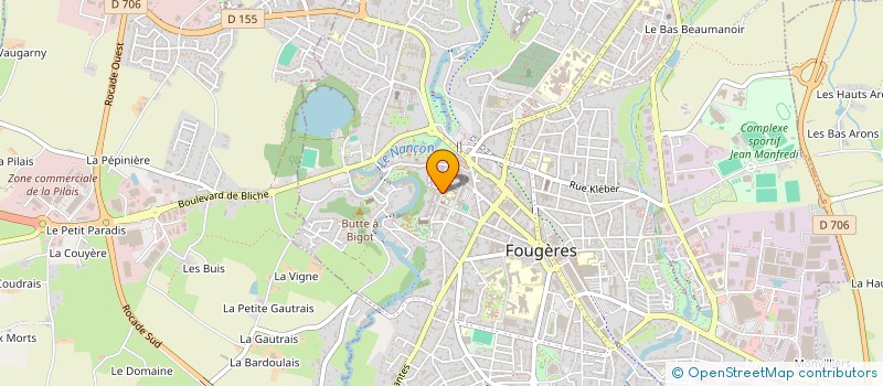 localisation de l'entreprise POLY TRAVAUX SERVICES à FOUGERES