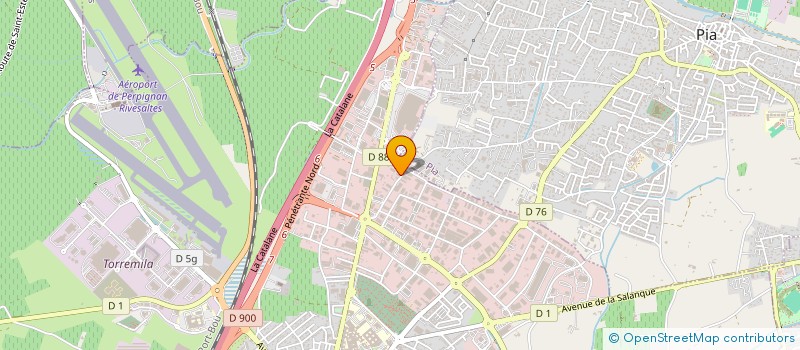 localisation de l'entreprise POLYACC à PERPIGNAN