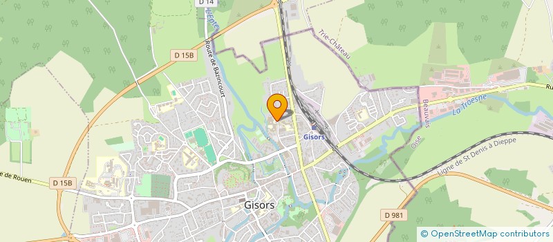 localisation de l'entreprise POLYACTION  GISORS