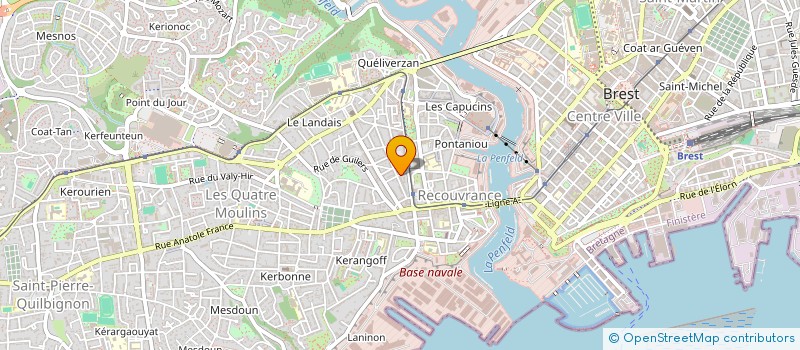 localisation de l'entreprise POLYAKENE LMNP à BREST