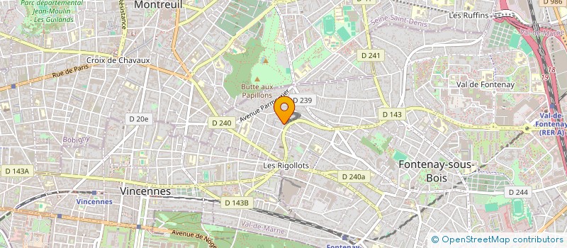 localisation de l'entreprise POLYANTHA à FONTENAY-SOUS-BOIS