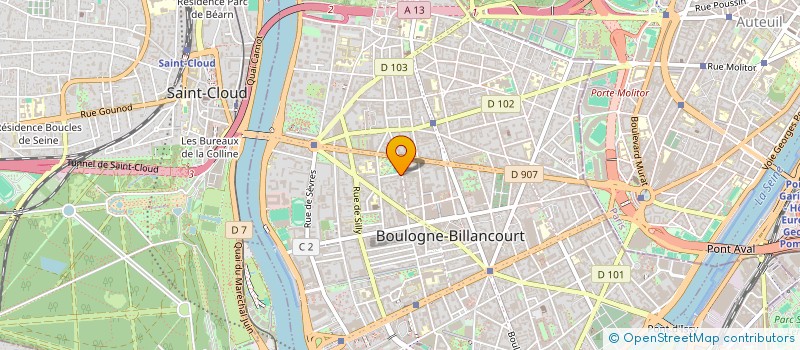 localisation de l'entreprise POLYBAT à BOULOGNE-BILLANCOURT