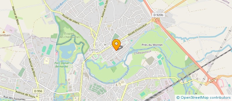 localisation de l'entreprise POLYBAT à DEOLS