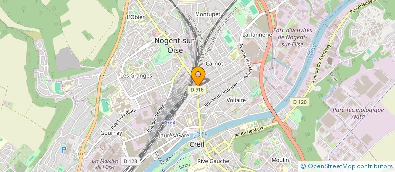 localisation de l'entreprise POLYBAT  NOGENT-SUR-OISE