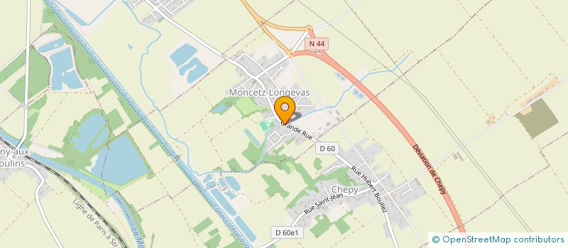 localisation de l'entreprise POLYBAT - MENUISERIE DESIGN MARNAISE  MONCETZ-LONGEVAS