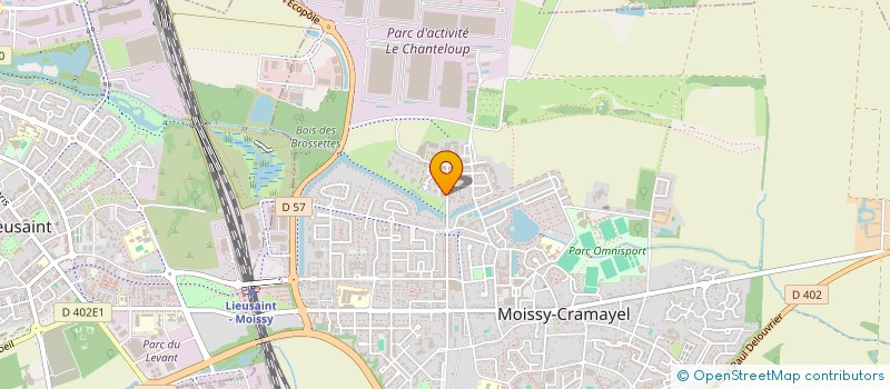 localisation de l'entreprise POLYBAT SOLUTIONS  MOISSY-CRAMAYEL