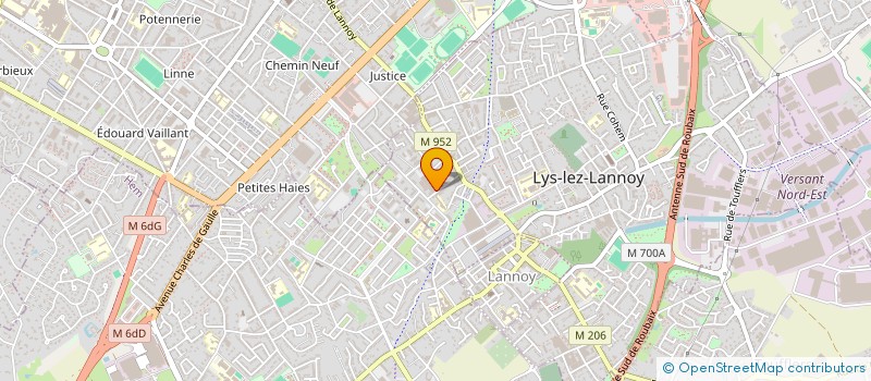 localisation de l'entreprise POLYBATI  LYS-LEZ-LANNOY