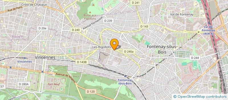 localisation de l'entreprise POLYBER à FONTENAY-SOUS-BOIS