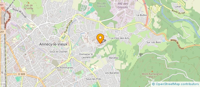 localisation de l'entreprise POLYBIKE ANNECY à ANNECY