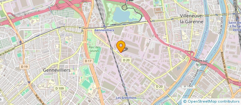 localisation de l'entreprise POLYBUIS à GENNEVILLIERS