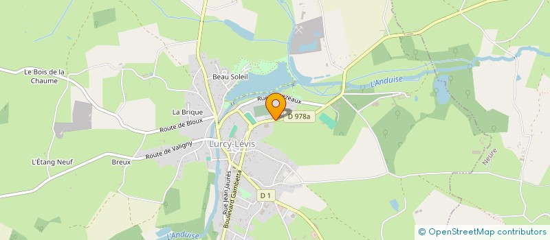 localisation de l'entreprise POLYCAR CONCEPT SPORT  LURCY-LEVIS