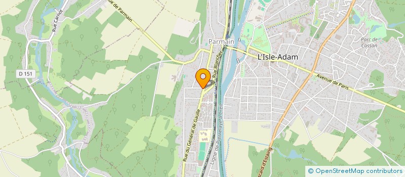 localisation de l'entreprise POLYCARPE AGENCEMENT  PARMAIN