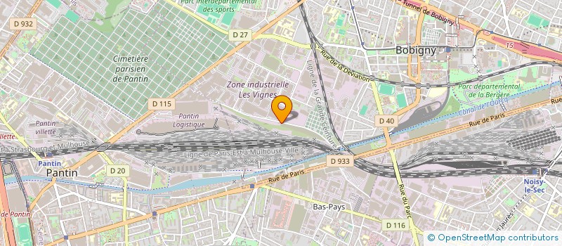 localisation de l'entreprise POLYCEJA à BOBIGNY